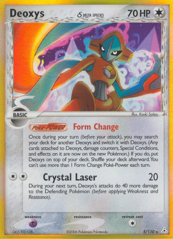 Deoxys (5/110) (Delta Species) [EX: Holon Phantoms] (Online Only)