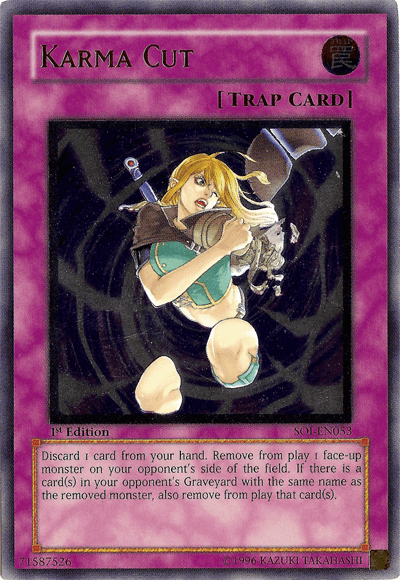 Karma Cut (UTR) [SOI-EN053] Ultimate Rare (ONLINE ORDER ONLY)