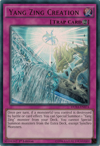 Yang Zing Creation [DUEA-EN074] Ultra Rare (ONLINE ORDER ONLY)
