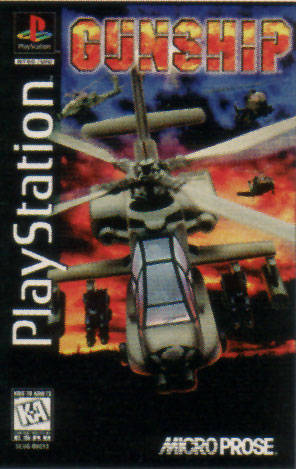 Gunship Longbox (Playstation) (ONLINE ORDER ONLY)