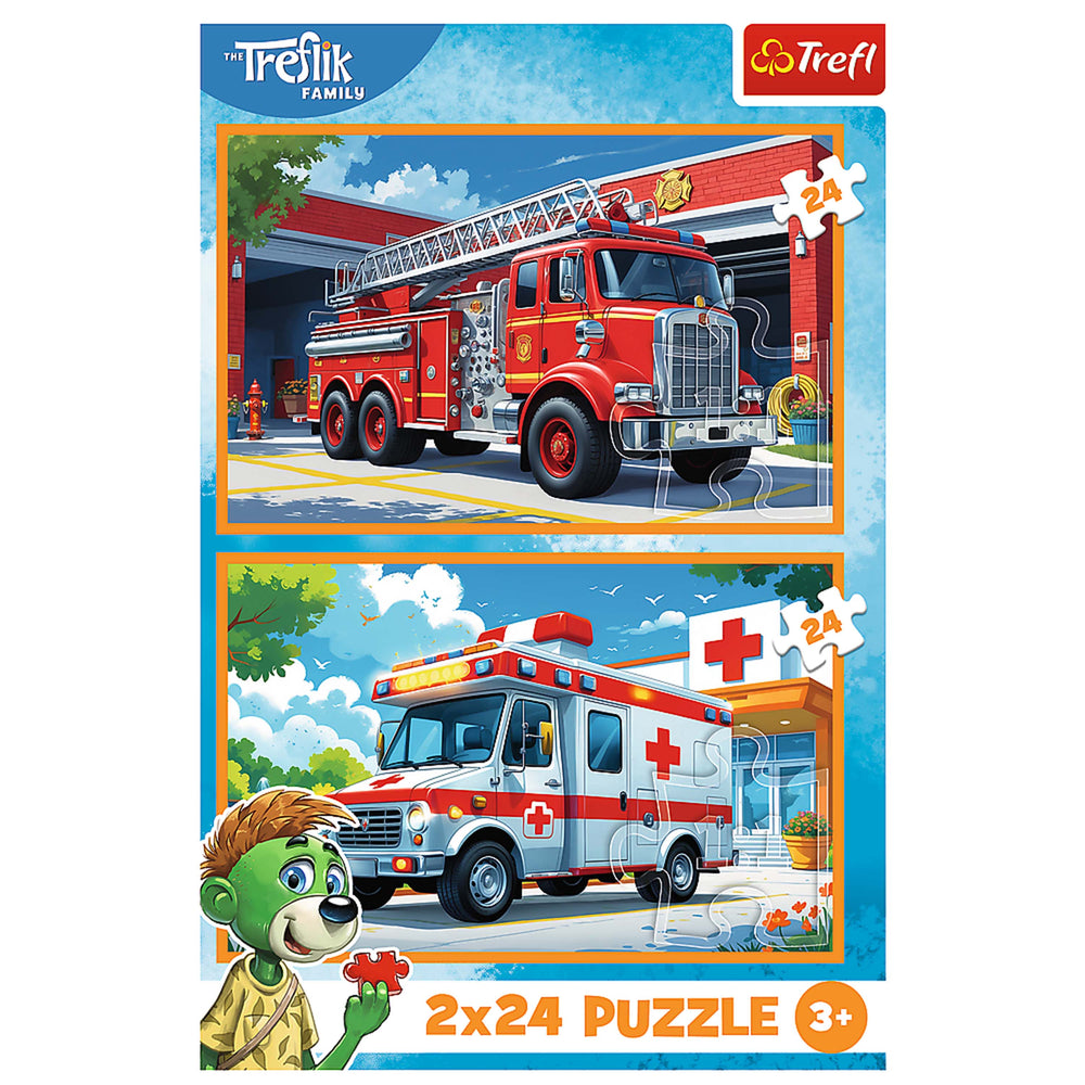 Trefl Kids Treflik Family - In the Land of Joy 2x24 Piece Puzzle (ONLINE ORDER ONLY)