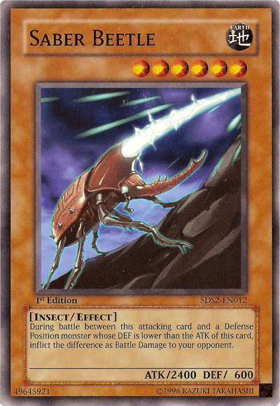 Saber Beetle [5DS2-EN012] Common (ONLINE ORDER ONLY)