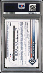 Graded 2025 Topps Bowman Jackson Jobe #50 Rookie RC Baseball Card PSA 8 Near Mint (ONLINE ORDER ONLY)