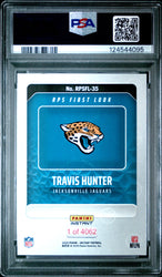 Graded 2025 Panini Instant Travis Hunter #RPSFL35 RPSFL First Look Rookie RC Football Card PSA 6 Excellent (ONLINE ORDER ONLY)