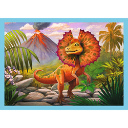 Trefl Preschool 4 in 1 Puzzle - Unique Dinosaurs (ONLINE ORDER ONLY)