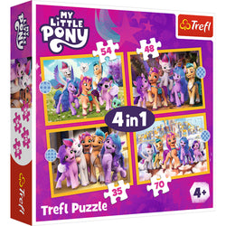 Trefl Red 4 in 1 Puzzle - My Little Pony - Meet the Ponies (ONLINE ORDER ONLY)