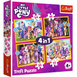 Trefl Red 4 in 1 Puzzle - My Little Pony - Meet the Ponies (ONLINE ORDER ONLY)