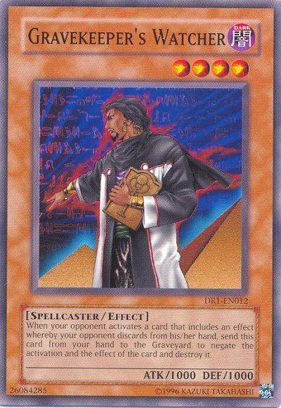 Gravekeeper's Watcher [DR1-EN012] Common (ONLINE ORDER ONLY)