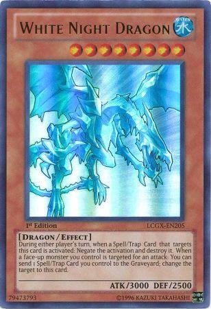 White Night Dragon [LCGX-EN205] Ultra Rare (ONLINE ORDER ONLY)
