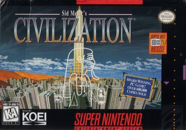 Sid Meier's Civilization (Super Nintendo) (Online Only)