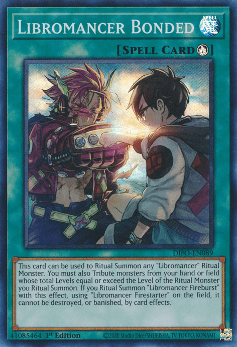 Libromancer Bonded [DIFO-EN089] Super Rare (ONLINE ORDER ONLY)