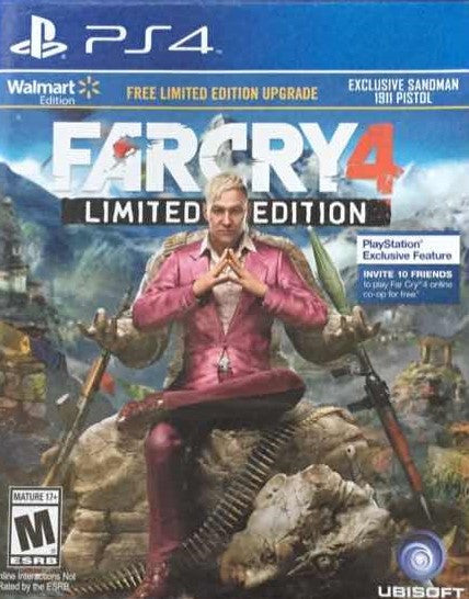Far Cry 4: Limited Edition Walmart Exclusive (Playstation 4) (Online Only)