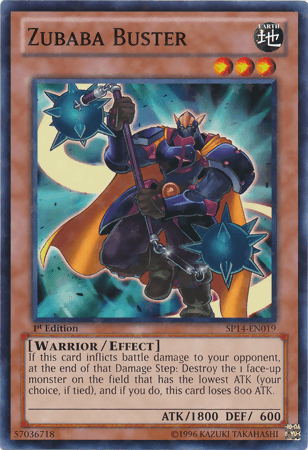 Zubaba Buster [SP14-EN019] Starfoil Rare (ONLINE ORDER ONLY)