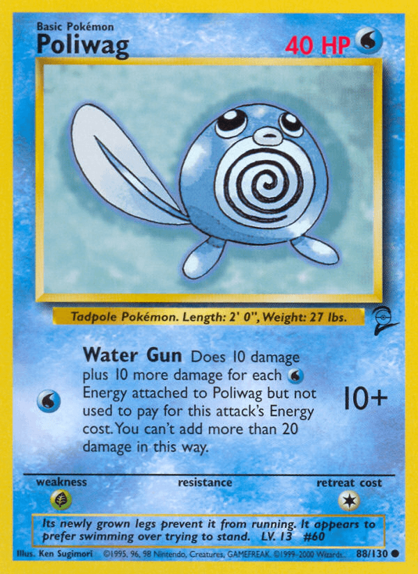 Poliwag (88/130) [Base Set 2] (Online Only)