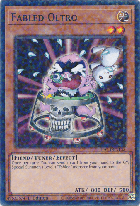 Fabled Oltro (Duel Terminal) [HAC1-EN135] Common (ONLINE ORDER ONLY)