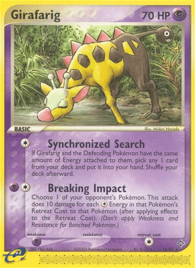Girafarig (16/97) [EX: Dragon] (Online Only)
