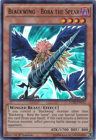 Blackwing - Bora the Spear [LC5D-EN111] Ultra Rare (ONLINE ORDER ONLY)