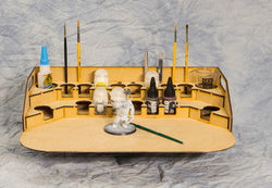 Painting Station Assembled - 34mm for GW, Citadel, Model Master, etc (Online Order Only) (Online Order Only)