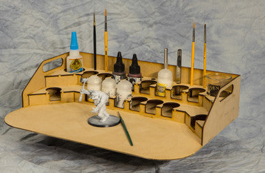 Painting Station Assembled - 34mm for GW, Citadel, Model Master, etc (Online Order Only) (Online Order Only)