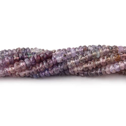 3.5-4mm Multi Color Spinel Faceted Rondelle Beads 16 inch 190 pieces