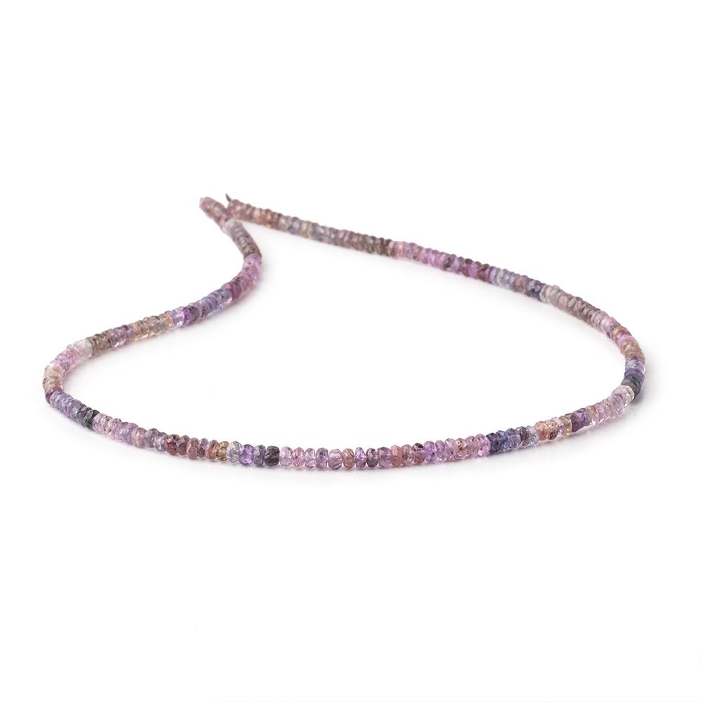 3.5-4mm Multi Color Spinel Faceted Rondelle Beads 16 inch 190 pieces