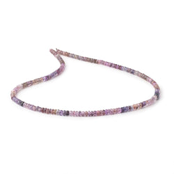 3.5-4mm Multi Color Spinel Faceted Rondelle Beads 16 inch 190 pieces