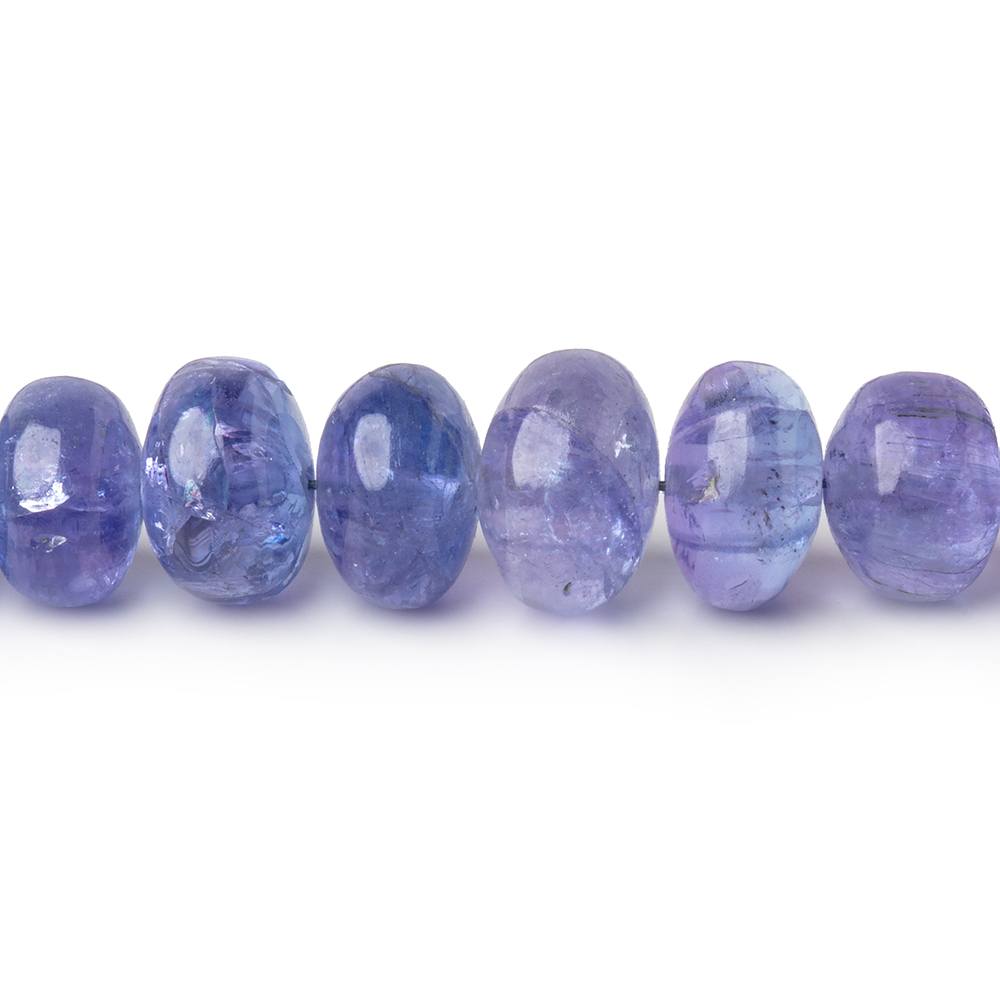 4.5-6mm Tanzanite Plain Rondelle Beads 16 inch 110 pieces (ONLINE ORDER ONLY)