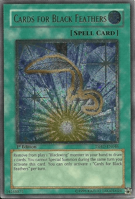 Cards for Black Feathers [TSHD-EN046] Ultimate Rare (ONLINE ORDER ONLY)