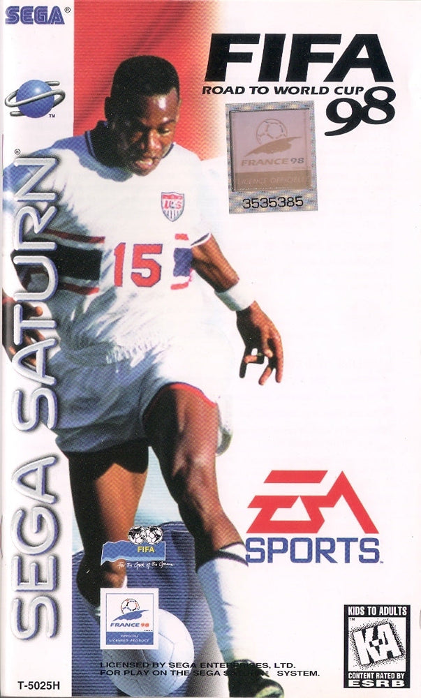 FIFA: Road to World Cup 98 (Sega Saturn) (ONLINE ORDER ONLY)