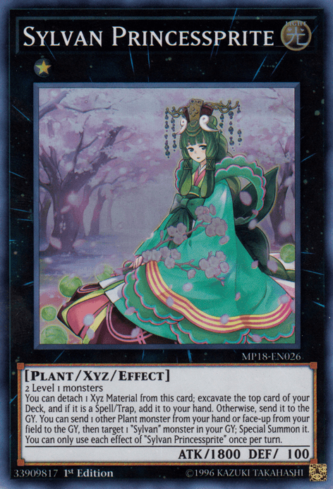 Sylvan Princessprite [MP18-EN026] Super Rare (ONLINE ORDER ONLY)