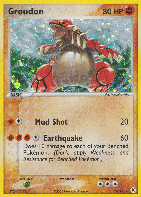 Groudon (102/101) [EX: Hidden Legends] (Online Only)