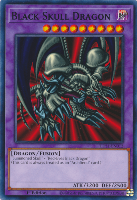 Black Skull Dragon [LDS1-EN012] Common (ONLINE ORDER ONLY)