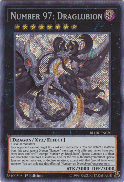 Number 97: Draglubion [BLHR-EN030] Secret Rare (ONLINE ORDER ONLY)