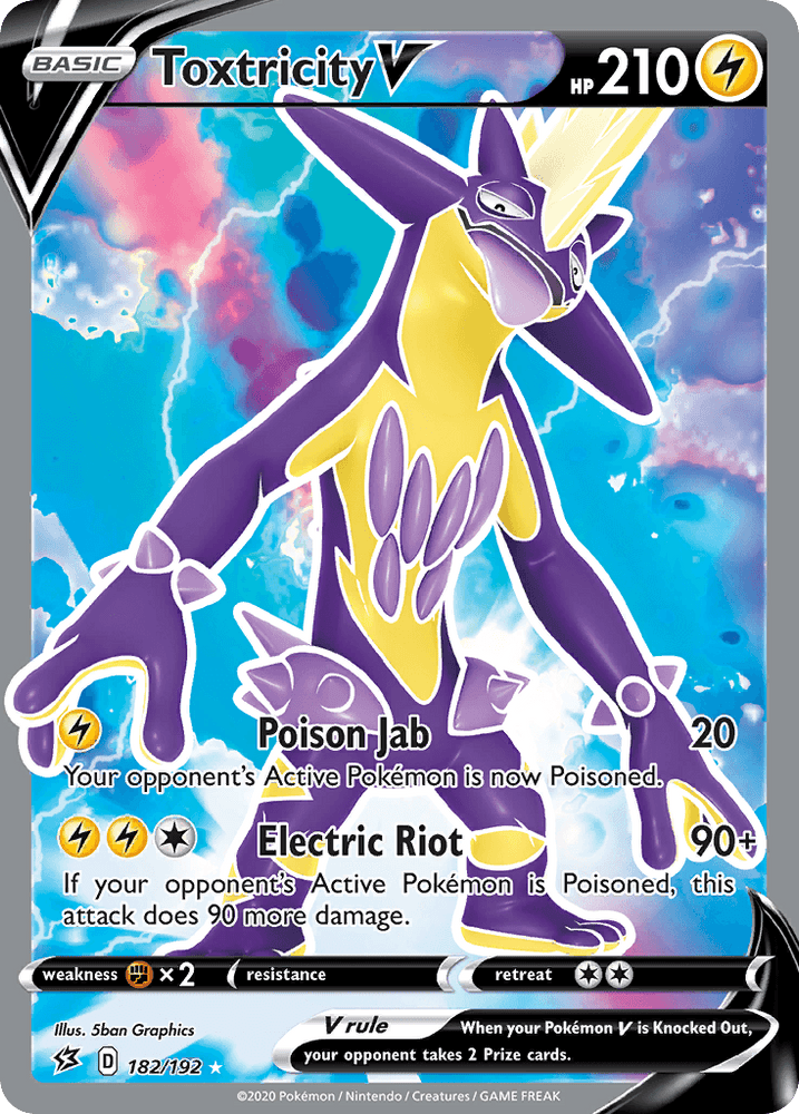 Toxtricity V (182/192) [Sword & Shield: Rebel Clash] (Online Only)