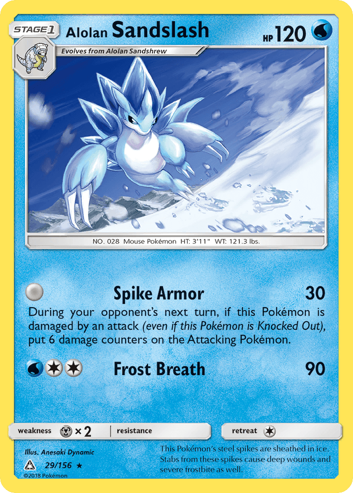 Alolan Sandslash (29/156) [Sun & Moon: Ultra Prism] (Online Only)