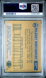 Graded 1982 Topps Wilbert Montgomery #452 Football Card PSA 8 Near Mint (ONLINE ORDER ONLY)