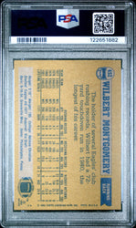 Graded 1982 Topps Wilbert Montgomery #452 Football Card PSA 7 Near Mint (ONLINE ORDER ONLY)