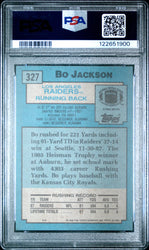 Graded 1988 Topps Bo Jackson #327 Rookie RC Football Card PSA 8 Near Mint (ONLINE ORDER ONLY)