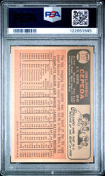Graded 1966 Topps Orlando Cepeda #132 Baseball Card PSA 5 Excellent (ONLINE ORDER ONLY)