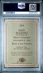 Graded 1984 Topps Dan Marino #124 Football Card PSA 6 Excellent (ONLINE ORDER ONLY)