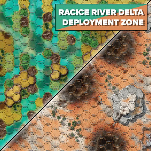 Tukayyid - Racice River Delta/Deployment Zone Battle Mat (ONLINE ORDER ONLY)