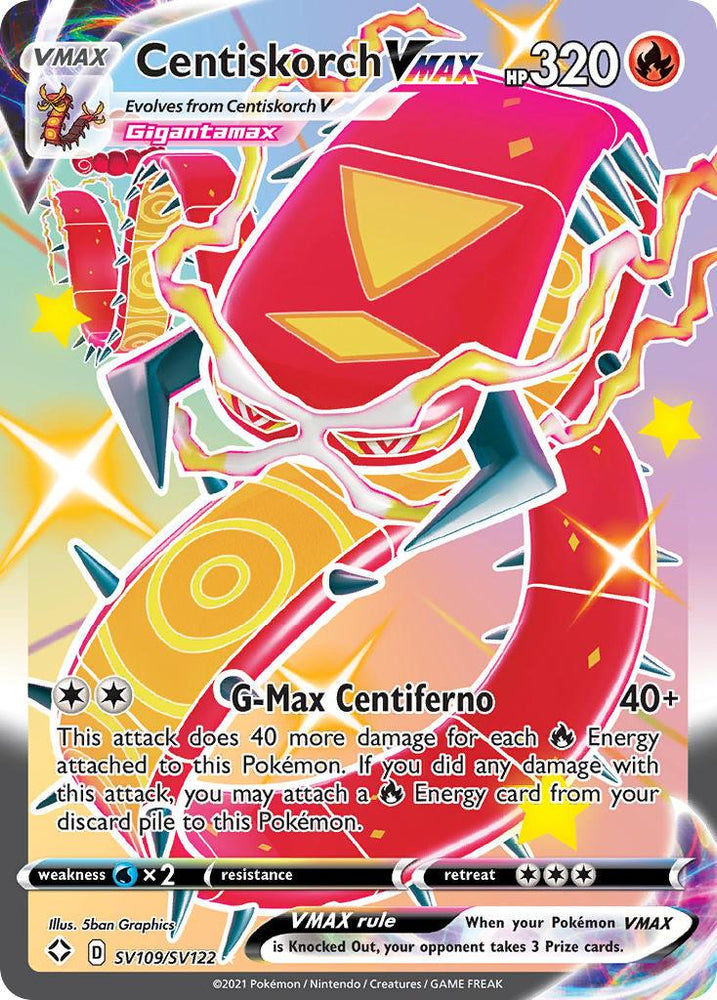 Centiskorch VMAX (SV109/SV122) [Sword & Shield: Shining Fates] (Online Only)