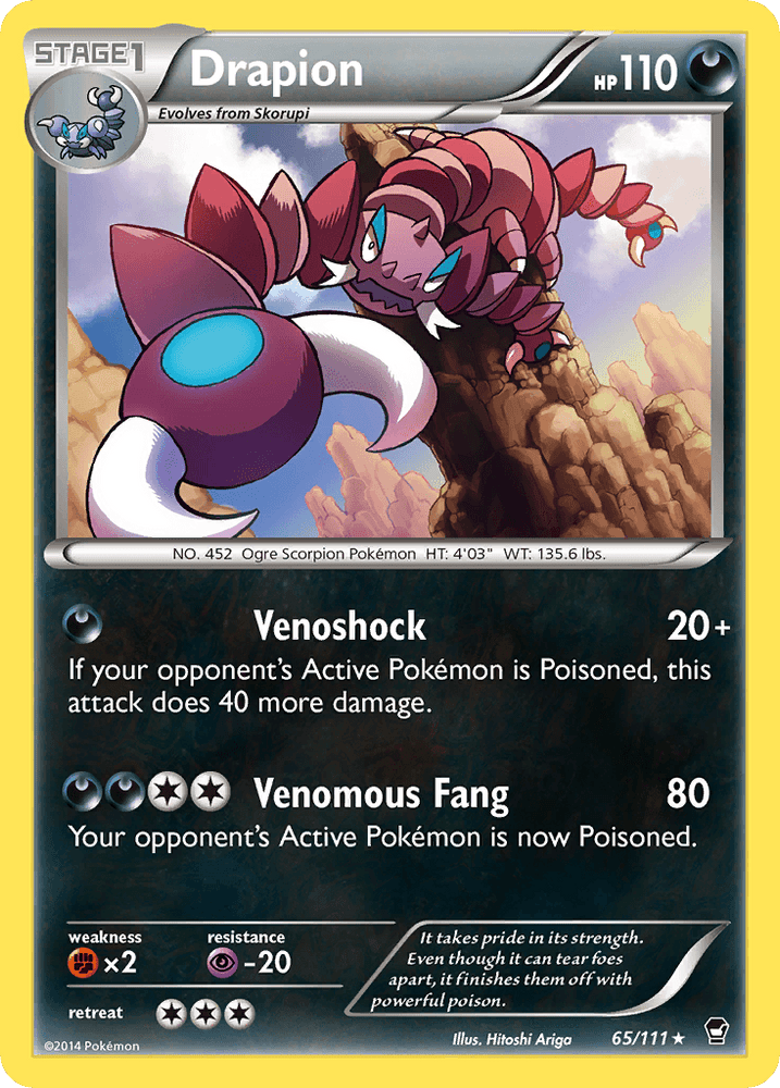 Drapion (65/111) [XY: Furious Fists] (Online Only)