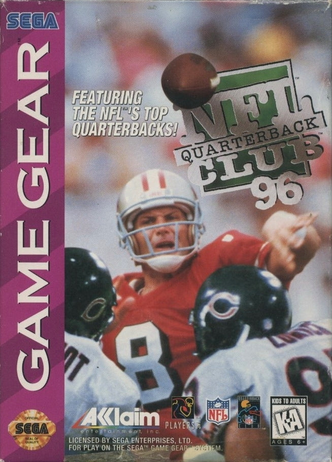 NFL Quarterback Club 96 (Sega Game Gear) (ONLINE ORDER ONLY)