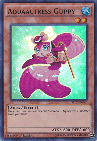 Aquaactress Guppy [DRL2-EN040] Super Rare (ONLINE ORDER ONLY)