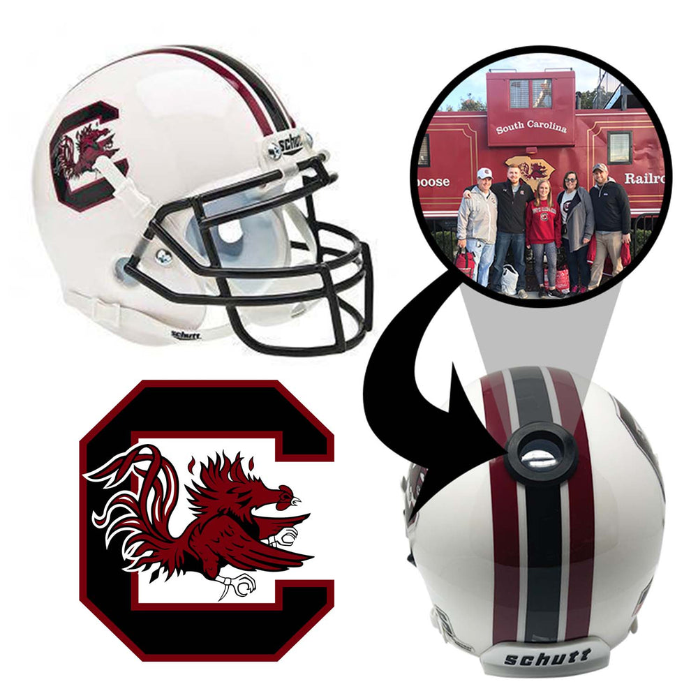 South Carolina Gamecocks College Football Collectible Mini Helmet - Picture Inside - FANZ Collectibles (Online Order Only) (ONLINE ORDER ONLY)