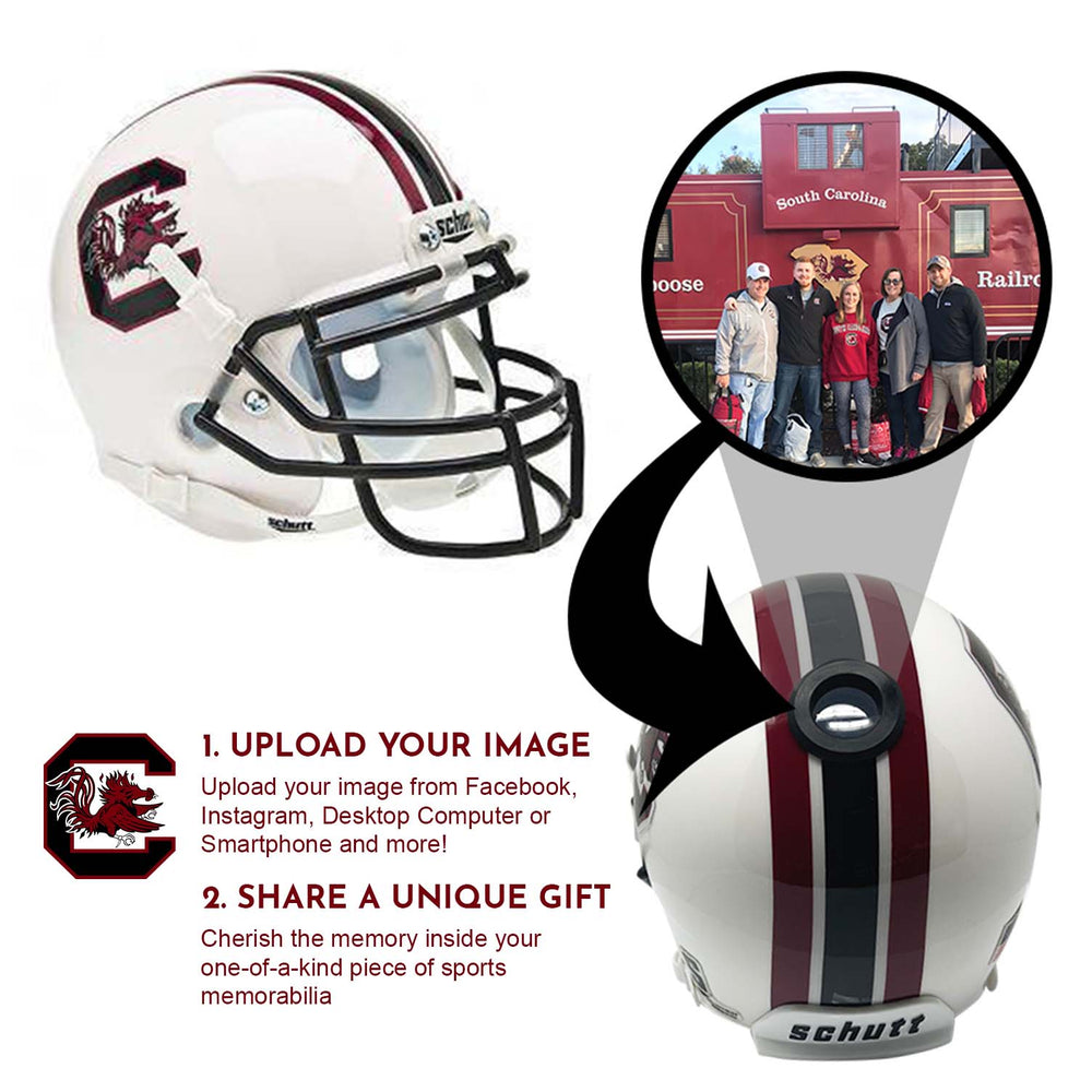 South Carolina Gamecocks College Football Collectible Mini Helmet - Picture Inside - FANZ Collectibles (Online Order Only) (ONLINE ORDER ONLY)