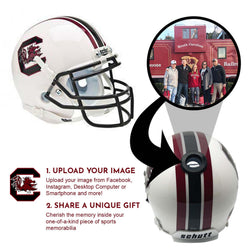 South Carolina Gamecocks College Football Collectible Mini Helmet - Picture Inside - FANZ Collectibles (Online Order Only) (ONLINE ORDER ONLY)