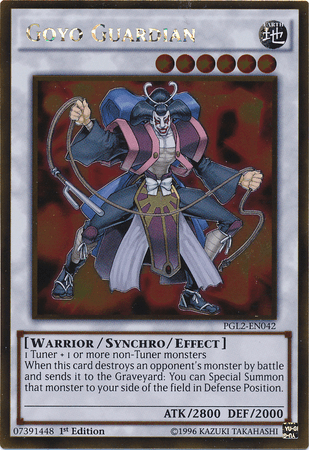 Goyo Guardian [PGL2-EN042] Gold Rare (ONLINE ORDER ONLY)
