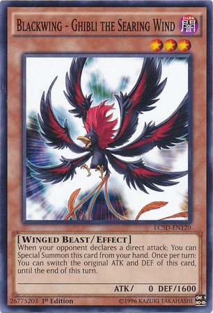 Blackwing - Ghibli the Searing Wind [LC5D-EN120] Common (ONLINE ORDER ONLY)
